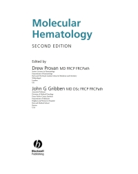 Cover image: Molecular Hematology 2nd edition 9781405112550