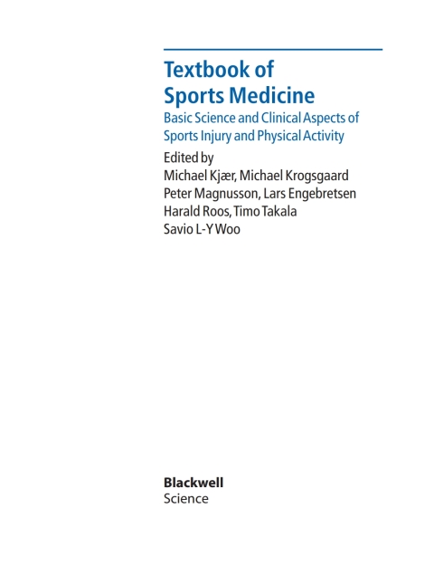 Cover image for book Textbook of Sports Medicine