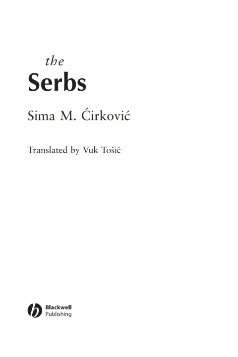 Cover image for book The Serbs