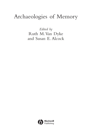Archaeologies of Memory