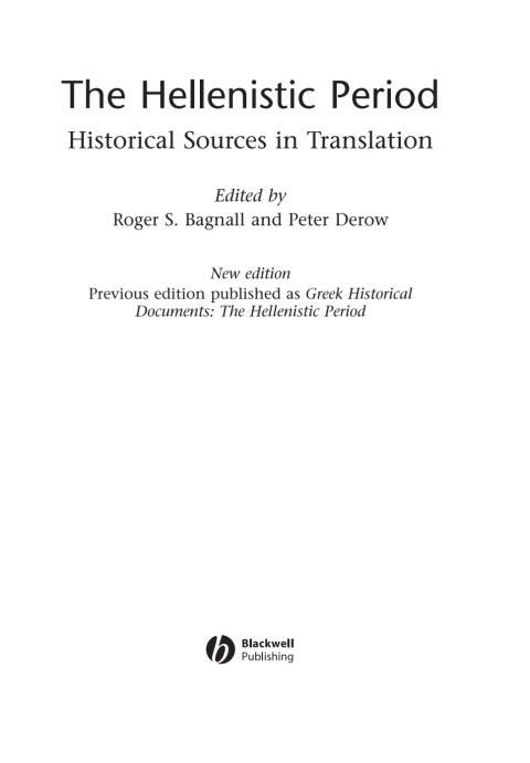 Cover image for book The Hellenistic Period