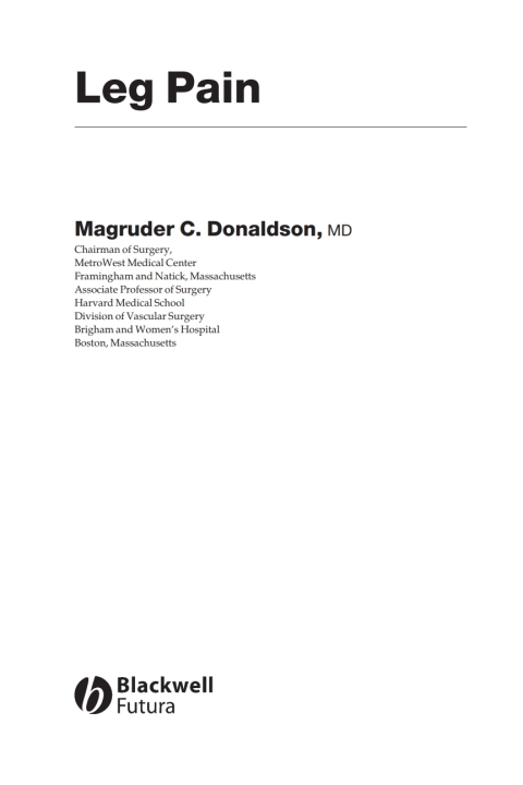 Cover image for book Leg Pain