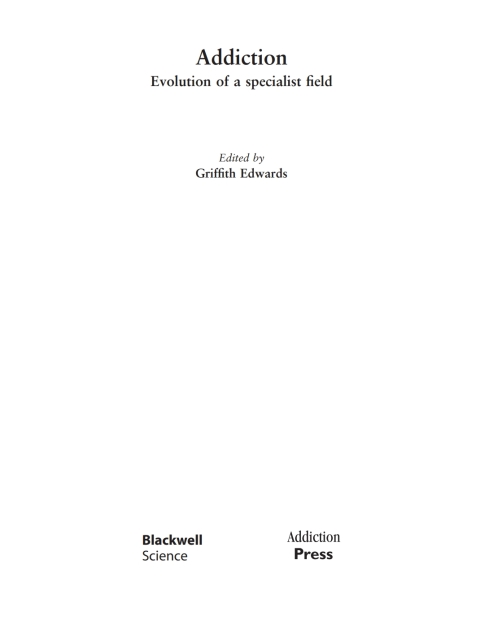 Cover image for book Addiction