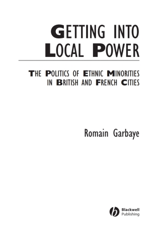 Getting Into Local Power