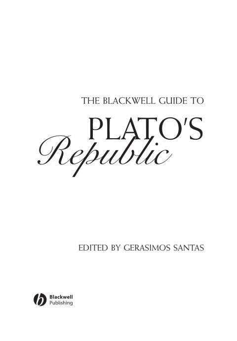 Blackwell Guide To Plato's Republic