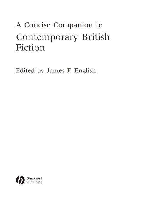 Cover image for book A Concise Companion to Contemporary British Fiction