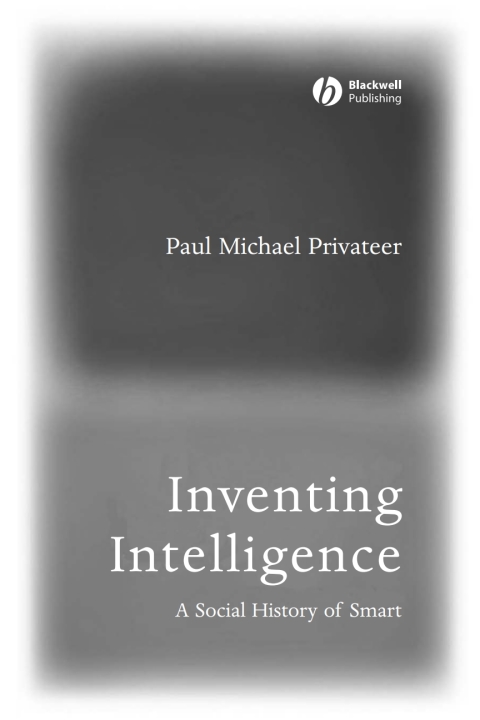 Cover image for book Inventing Intelligence