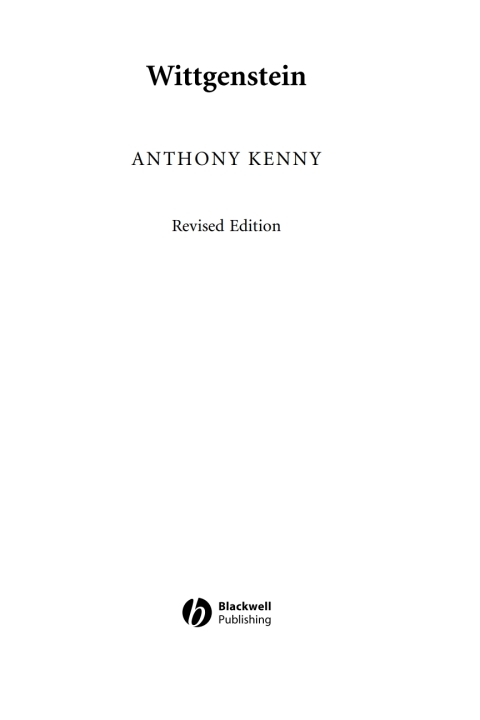Cover image for book Wittgenstein