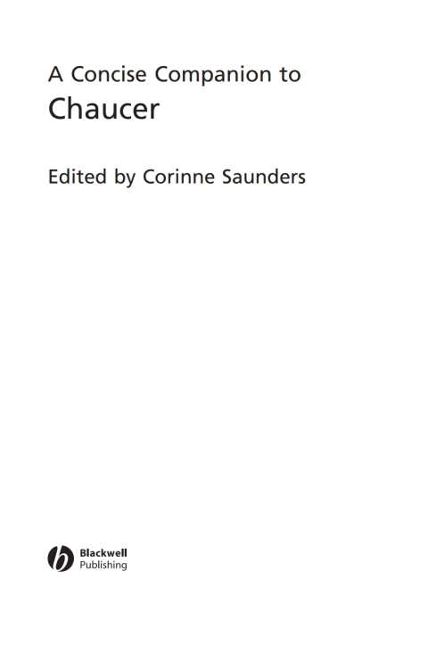 A Concise Companion to Chaucer 