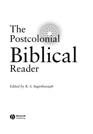 The Postcolonial Biblical Reader