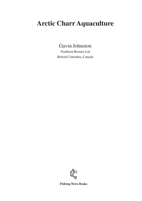 Cover image for book Arctic Charr Aquaculture