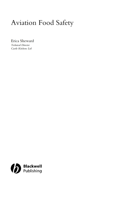 Cover image for book Aviation Food Safety