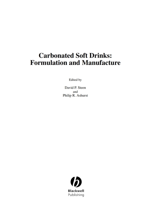 Cover image for book Carbonated Soft Drinks