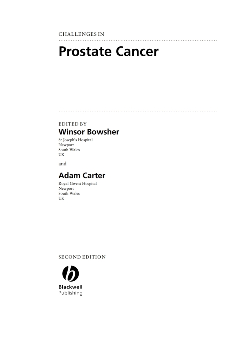 Cover image for book Challenges in Prostate Cancer