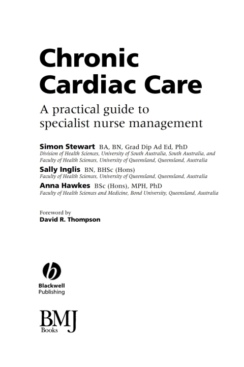 Chronic Cardiac Care: A Practical Guide to Specialist Nurse Management 