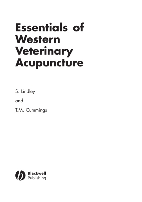Cover image for book Essentials of Western Veterinary Acupuncture