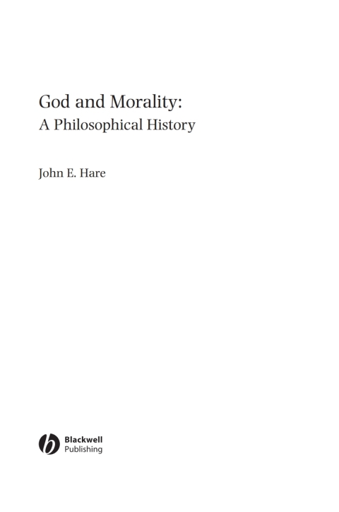 God and Morality 