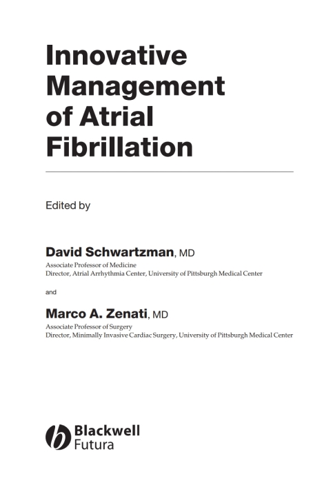 Innovative Management of Atrial Fibrillation 