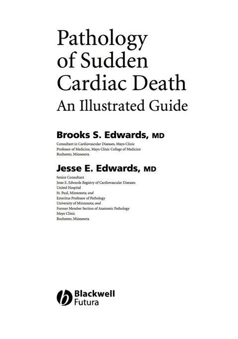 Cover image for book Pathology of Sudden Cardiac Death: An Illustrated Guide