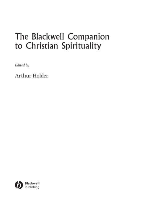 Cover image for book The Blackwell Companion to Christian Spirituality