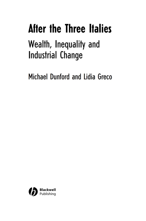 Cover image for book After the Three Italies