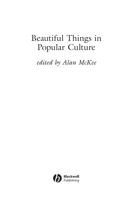 Cover image for book Beautiful Things in Popular Culture