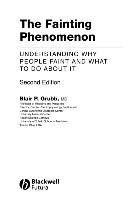 Cover image for book The Fainting Phenomenon