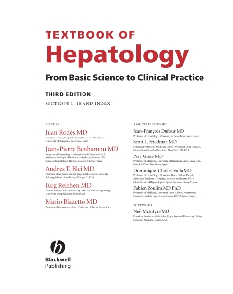Cover image for book Textbook of Hepatology
