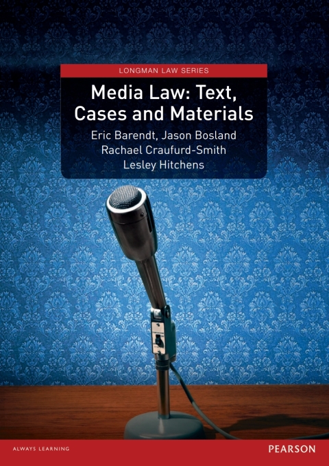 Cover image for book Media Law: Text, Cases and Materials