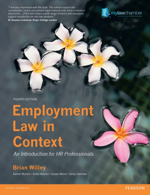 Cover image for book Employment Law in Context