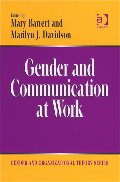 Cover image for book Gender and Communication at Work