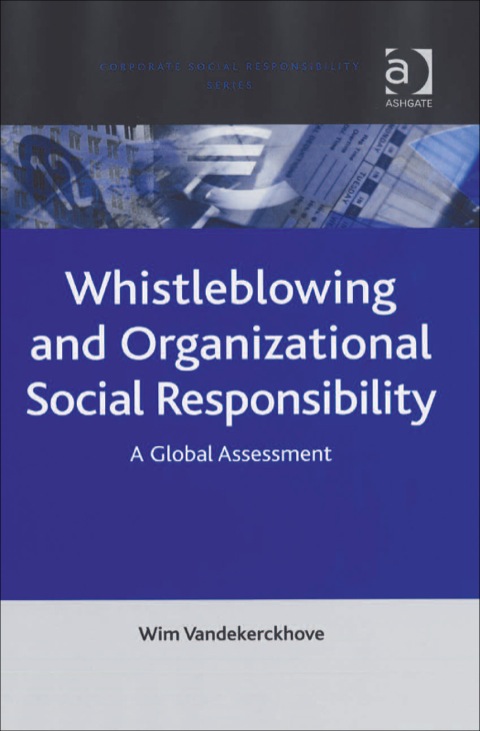 Cover image for book Whistleblowing and Organizational Social Responsibility: A Global Assessment