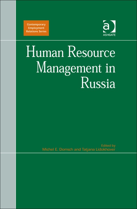 Cover image for book Human Resource Management in Russia