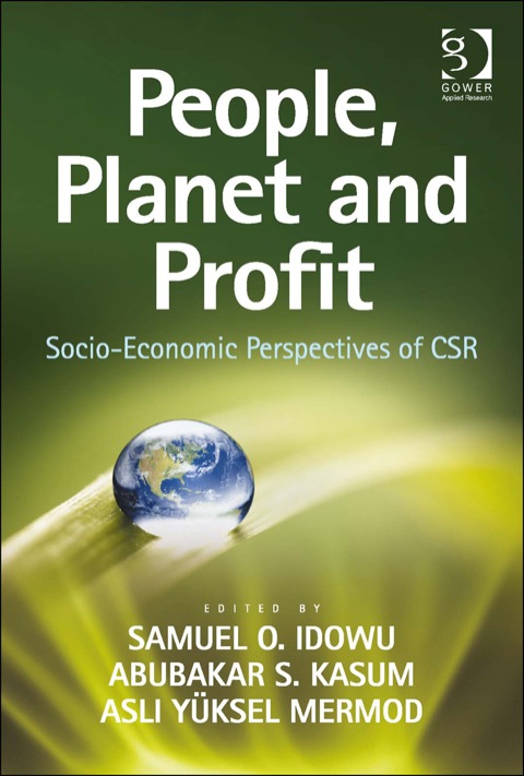 Cover image for book People, Planet and Profit: Socio-Economic Perspectives of CSR