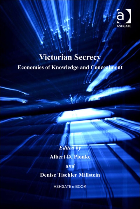 Cover image for book Victorian Secrecy: Economies of Knowledge and Concealment