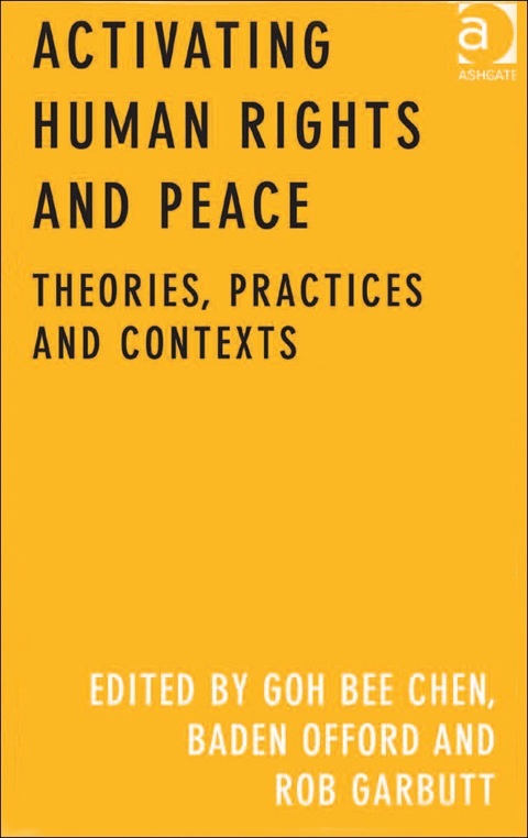 Cover image for book Activating Human Rights and Peace: Theories, Practices and Contexts