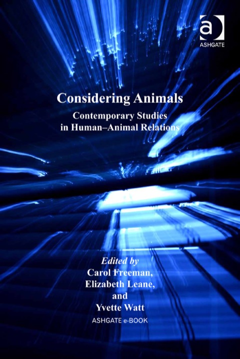 Cover image for book Considering Animals: Contemporary Studies in Human–Animal Relations