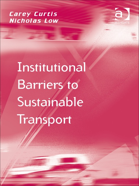 Cover image for book Institutional Barriers to Sustainable Transport