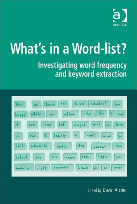 Cover image for book What's in a Word-list?: Investigating Word Frequency and Keyword Extraction