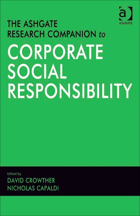 Cover image for book The Ashgate Research Companion to Corporate Social Responsibility
