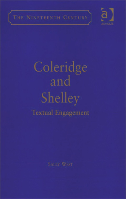 Cover image for book Coleridge and Shelley: Textual Engagement