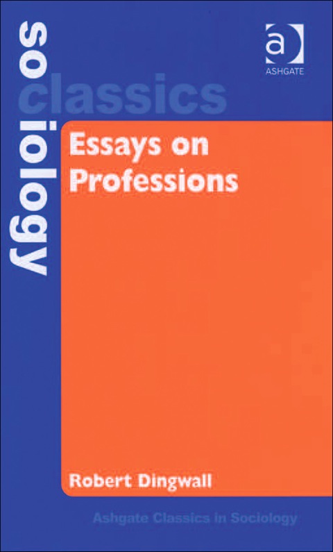 Cover image for book Essays on Professions