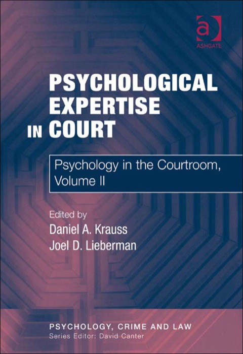 Cover image for book Psychological Expertise in Court: Psychology in the Courtroom, Volume II