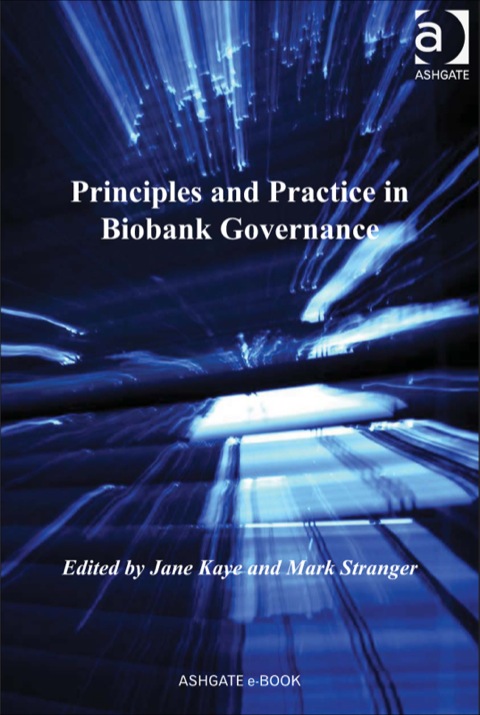 Cover image for book Principles and Practice in Biobank Governance
