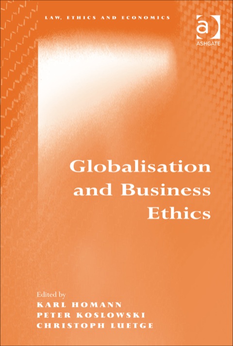 Cover image for book Globalisation and Business Ethics
