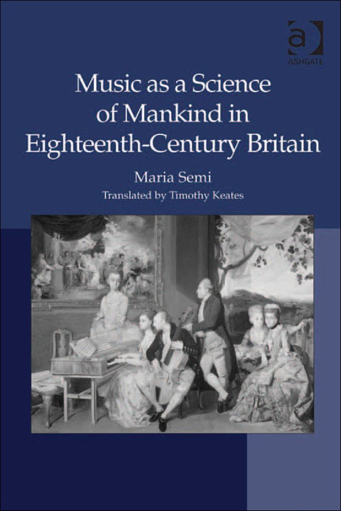Cover image for book Music as a Science of Mankind in Eighteenth-Century Britain
