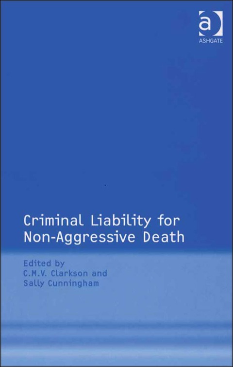 Cover image for book Criminal Liability for Non-Aggressive Death