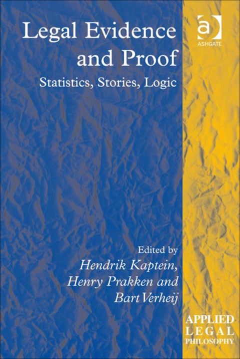 Cover image for book Legal Evidence and Proof: Statistics, Stories, Logic