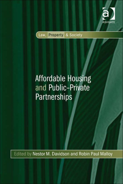 Cover image for book Affordable Housing and Public-Private Partnerships