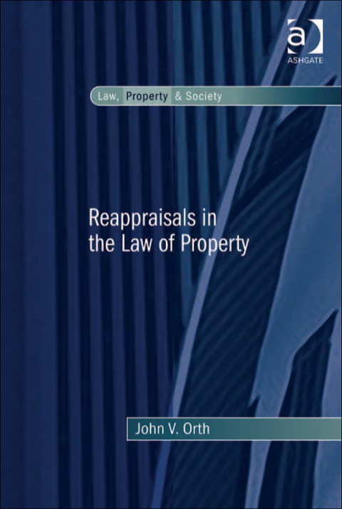 Cover image for book Reappraisals in the Law of Property
